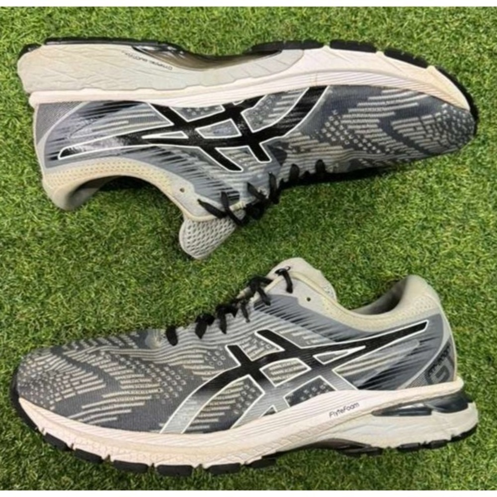 Asics GT-2000 8 1011A688 Mens US‎ 9 Running Shoes Piedmont Gray Black Sneakers